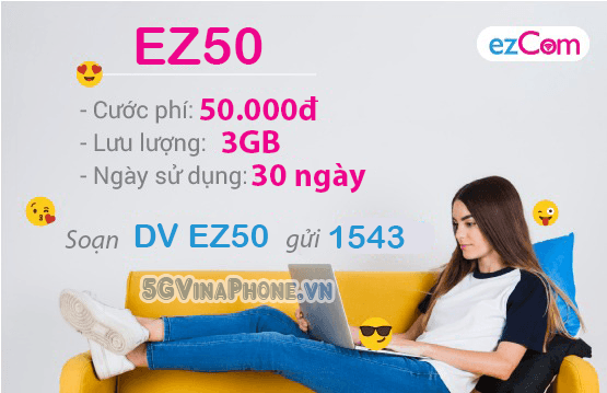 Thông tin chi tiết về gói cước EZ50 của Vinaphone