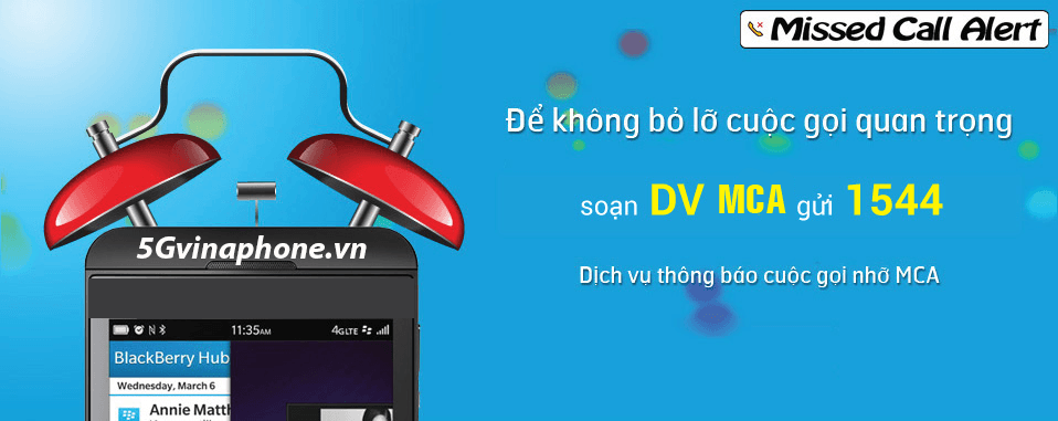 Cách đăng ký dịch vụ thông báo cuộc gọi nhỡ MCA của Vinaphone