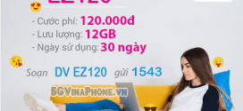 Đăng ký gói cước EZ120 Vinaphone chỉ 120k nhận 12GB data trọn gói cả tháng