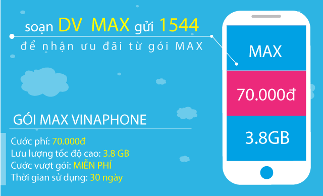 Tại sao nên chọn gói cước MAX của Vinaphone?