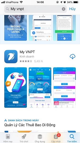 Cách cài đặt và sử dụng ứng dụng MY VNPT của Vinaphone
