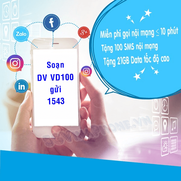 Hướng dẫn đăng ký gói cước VD100 Vinaphone