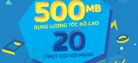 Đăng ký gói VD2 Vinaphone chỉ 2K nhận 500MB và 20 phút gọi Free
