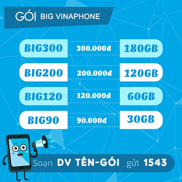 Gói cước BIG90 Vinaphone