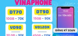 Các gói cước 4G Vinaphone giá rẻ mới nhất 2024 data 4G khủng