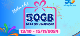 Vinaphone miễn phí 50GB data 5G tốc độ cao trên toàn quốc