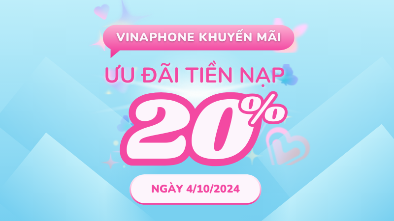 Khuyến mãi Vinaphone ngày 4/10/2024 ưu đãi ngày vàng toàn quốc 