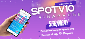 Đăng ký gói cước SPOTV10 Vinaphone nhận 5GB, miễn phí gọi và MY TV